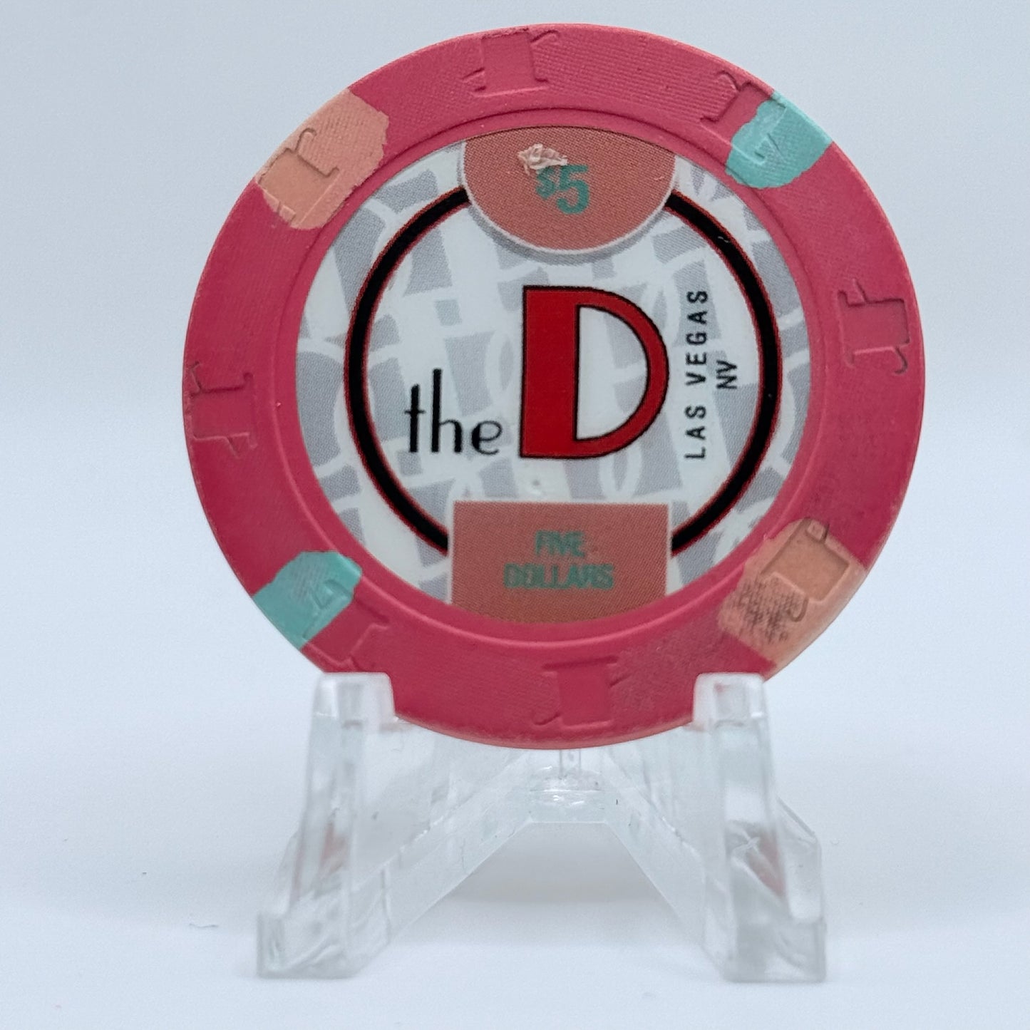 The D Las Vegas Nevada 2017 $5 Casino Chip D2513