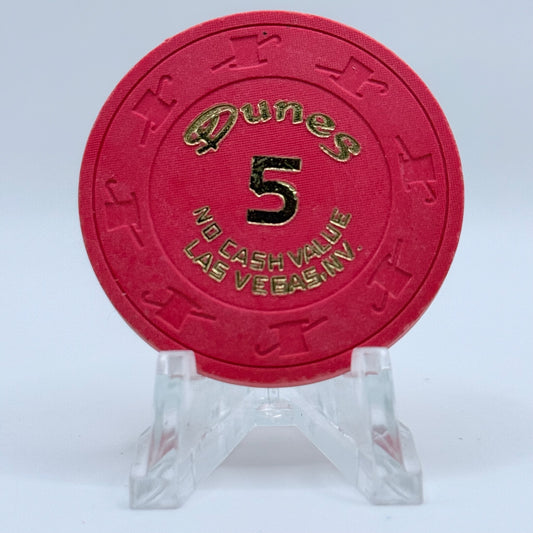 Dunes Hotel Casino Las Vegas Nevada $5 NCV Casino Chip V3990