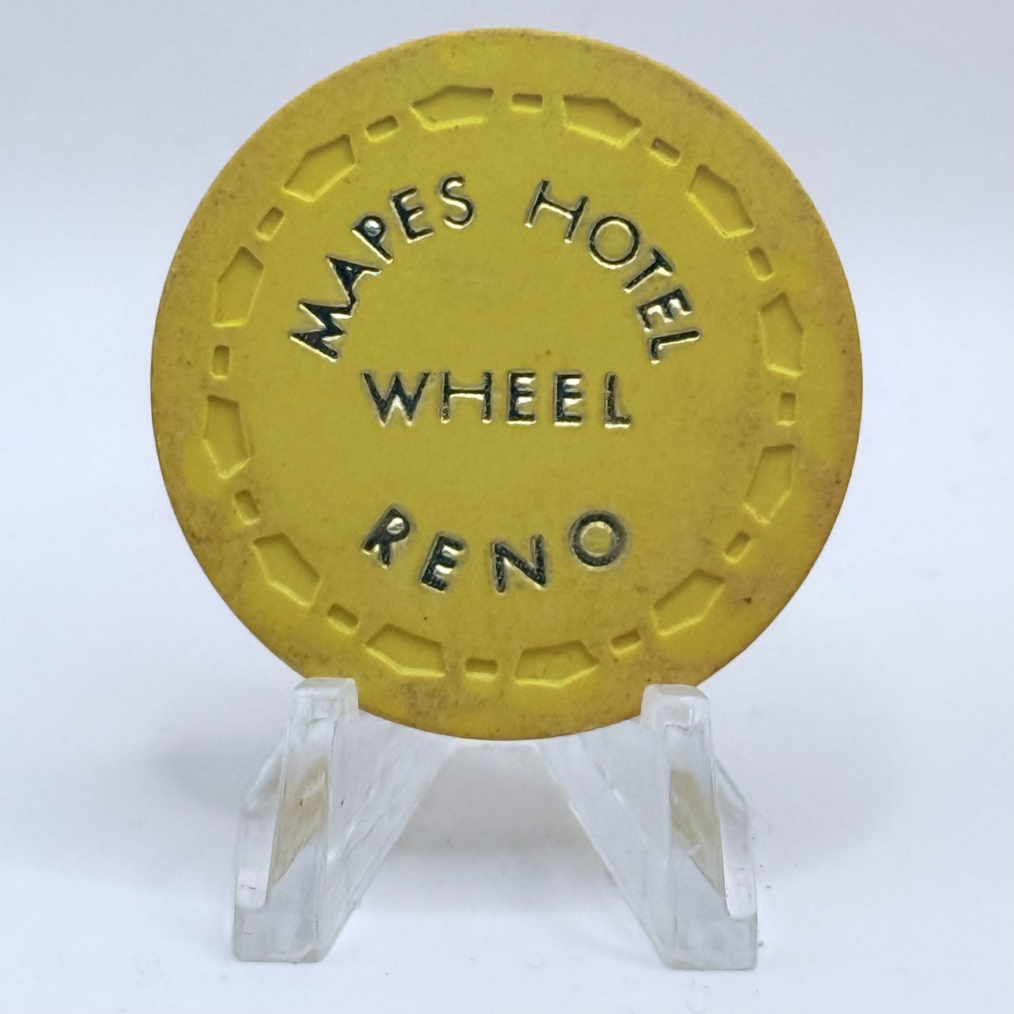 Mapes Hotel Casino Reno Nevada 1965 Series 1 Roulette Casino Chip N5216