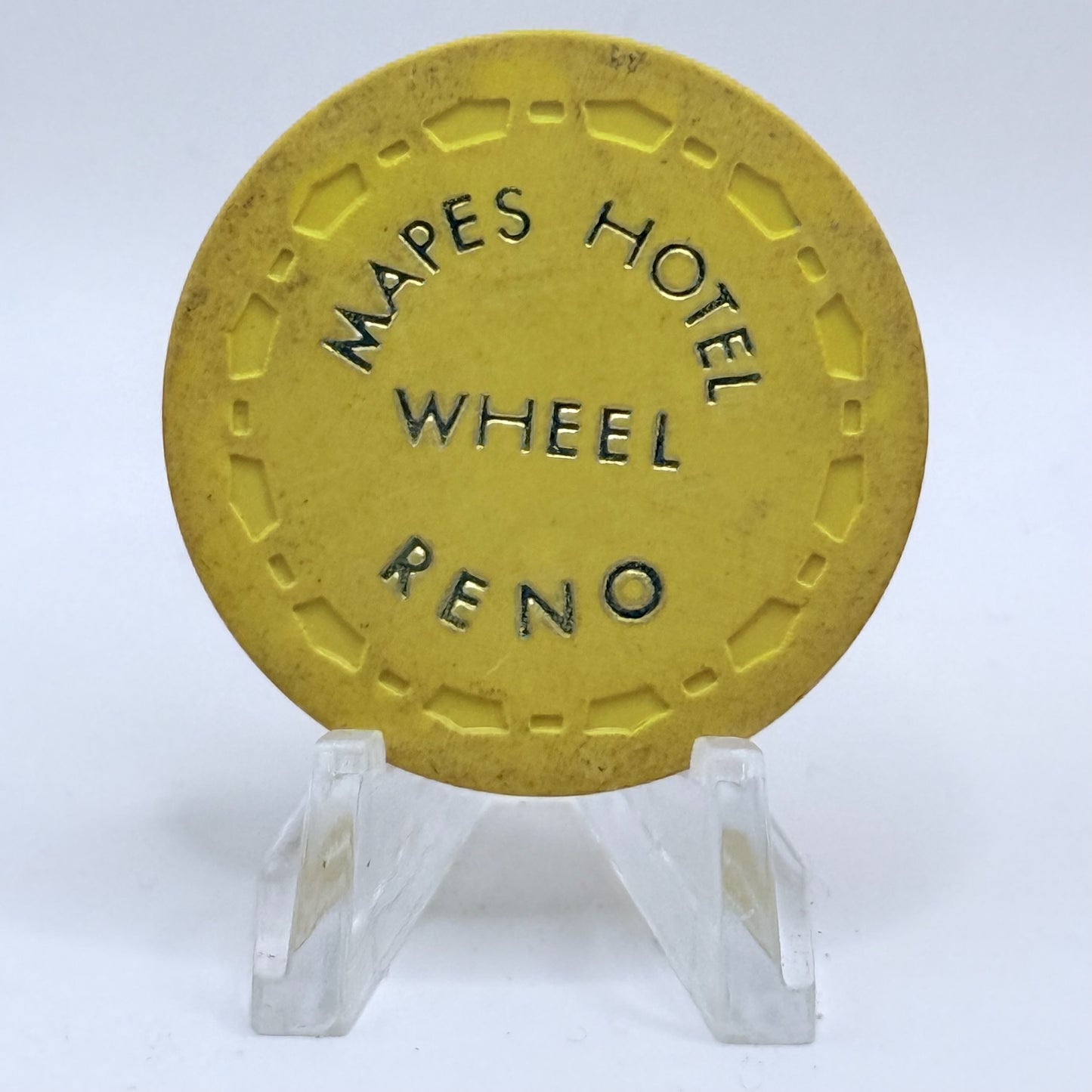 Mapes Hotel Casino Reno Nevada 1965 Series 1 Roulette Casino Chip N5216