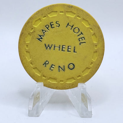 Mapes Hotel Casino Reno Nevada 1965 Series 1 Roulette Casino Chip N5216