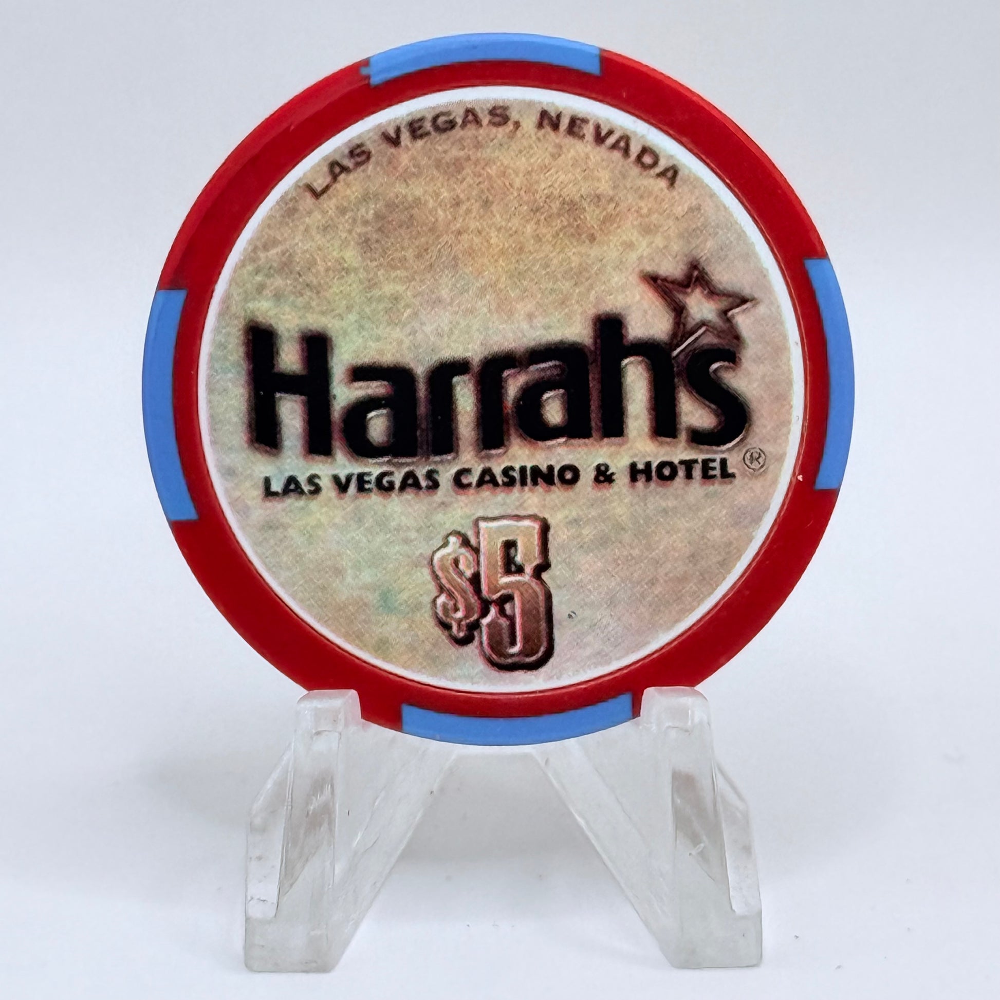 Harrah's Las Vegas Nevada 2002 'Legends Of The West - Annie Oakley' LE $5 Casino Chip E0934