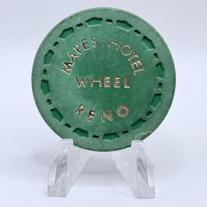 Mapes Hotel Casino Reno Nevada 1965 Series 1 Roulette Casino Chip N5216