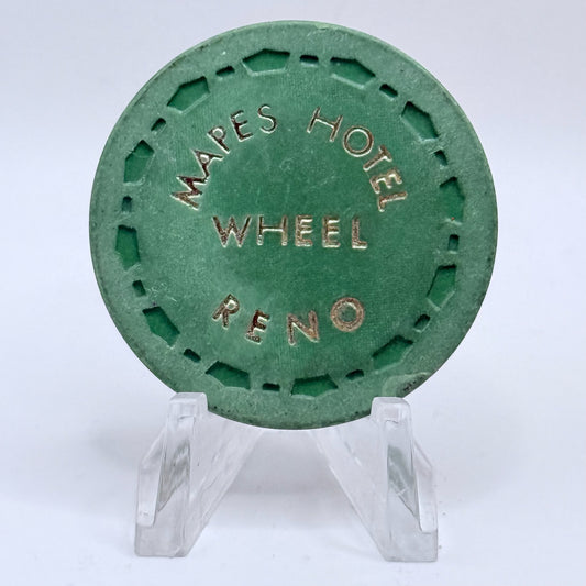 Mapes Hotel Casino Reno Nevada 1965 Series 1 Roulette Casino Chip N5216