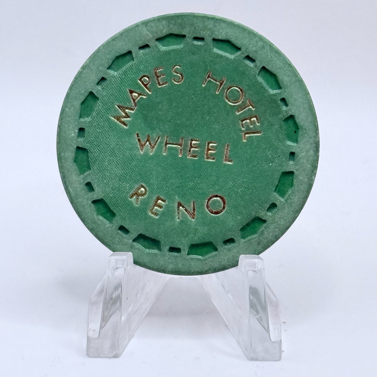 Mapes Hotel Casino Reno Nevada 1965 Series 1 Roulette Casino Chip N5216
