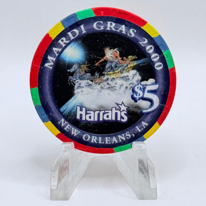 Harrah's - New Orleans New Orleans Louisiana 2000 'Mardi Gras' LE $5 Casino Chip