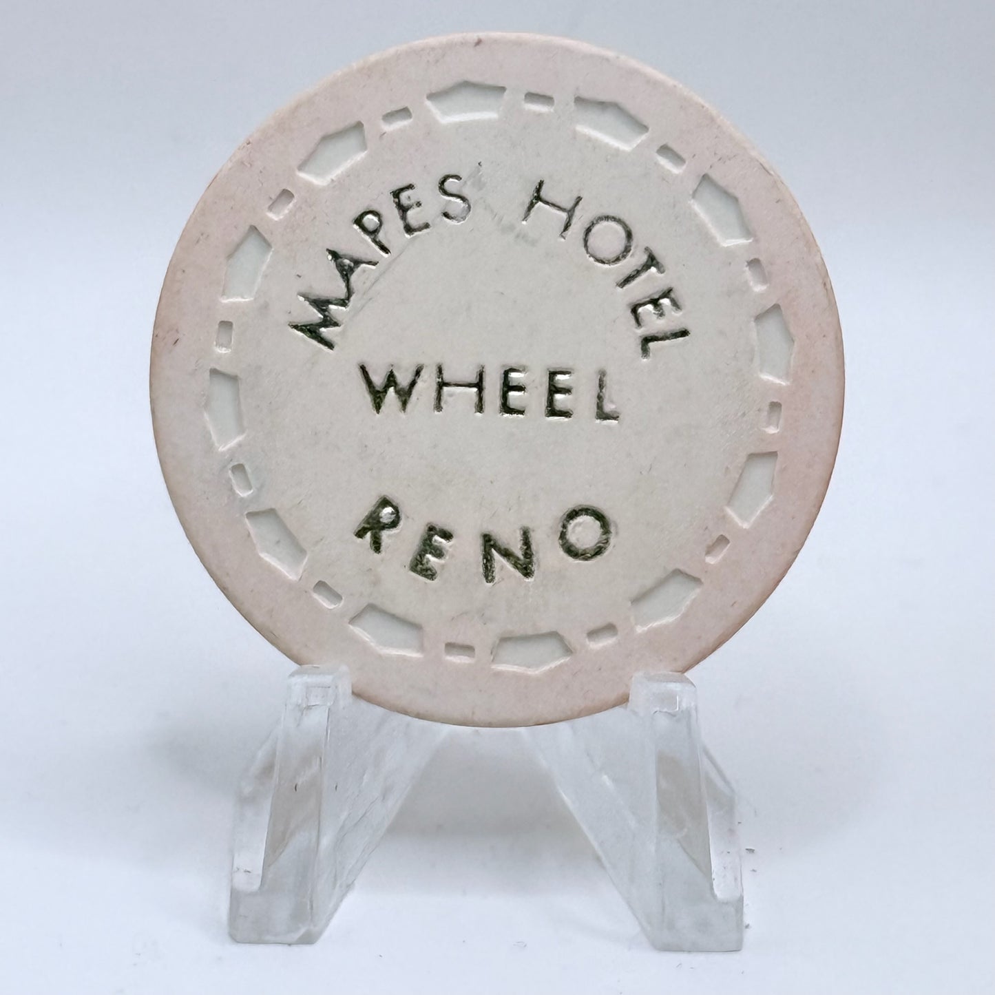 Mapes Hotel Casino Reno Nevada 1965 Series 1 Roulette Casino Chip N5216