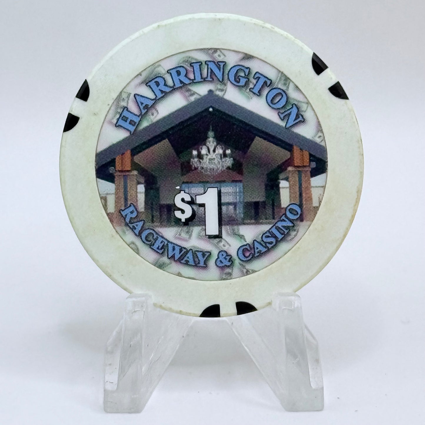 Harrington Raceway & Casino Harrington Delaware 2010 $1 Casino Chip