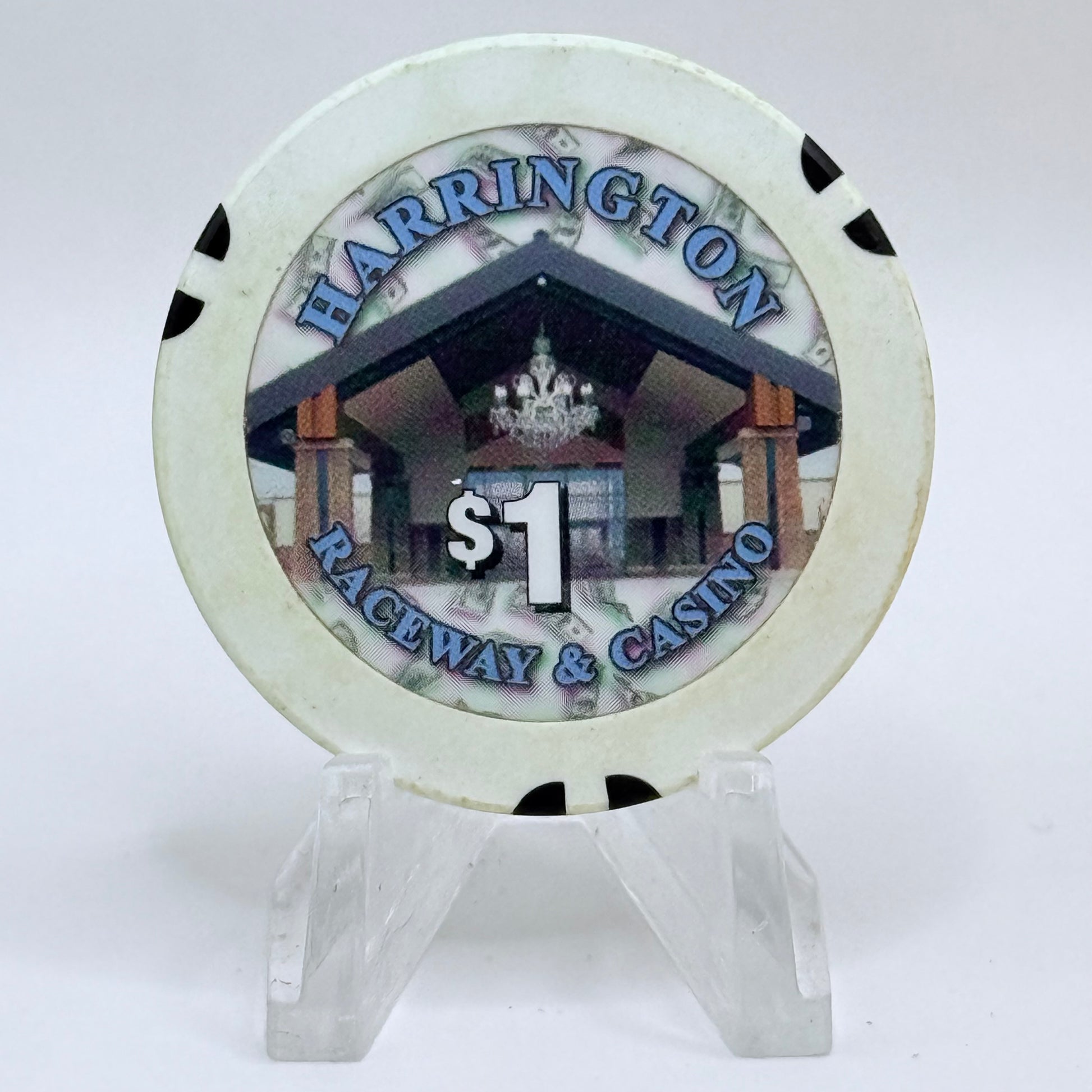 Harrington Raceway & Casino Harrington Delaware 2010 $1 Casino Chip