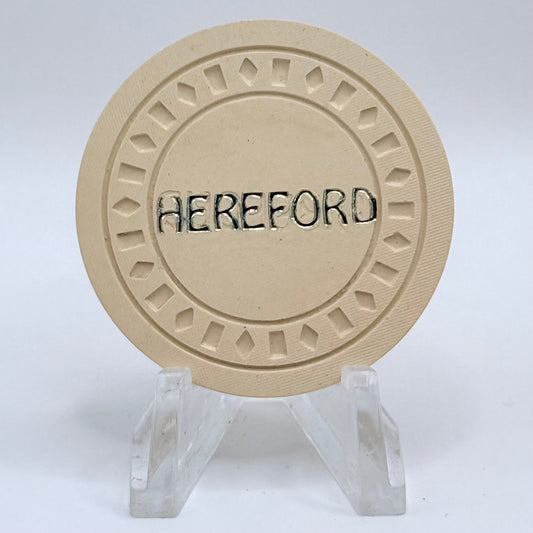 Hereford (Bar) Noxon Montana $0.25 Casino Chip
