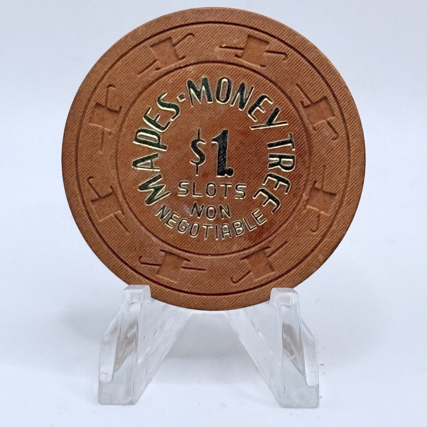 Mapes-Money Tree Reno Nevada 1970s $1 NCV Casino Chip N2938