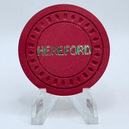 Hereford (Bar) Noxon Montana $1 Casino Chip