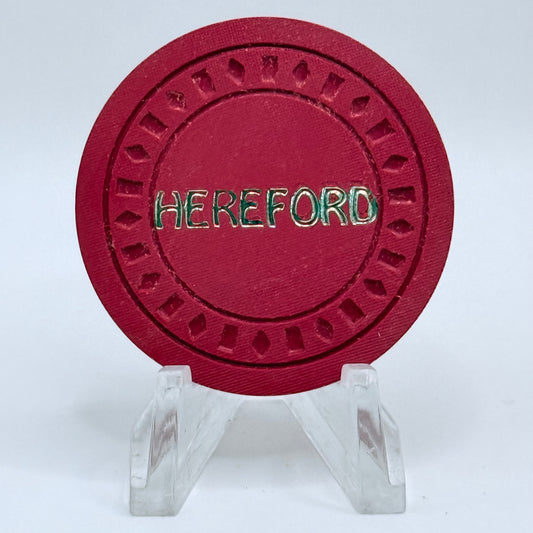 Hereford (Bar) Noxon Montana $1 Casino Chip