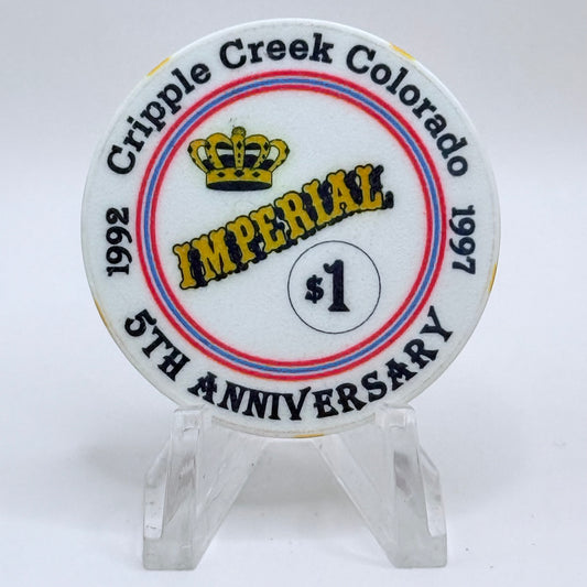 Imperial Cripple Creek Colorado 1997 Series 5 LE $1 Casino Chip