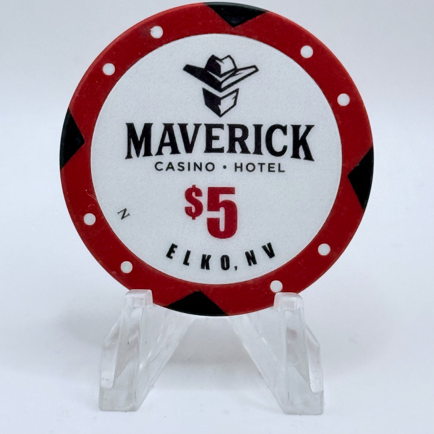Maverick Casino Hotel Elko Nevada $5 Casino Chip D3270