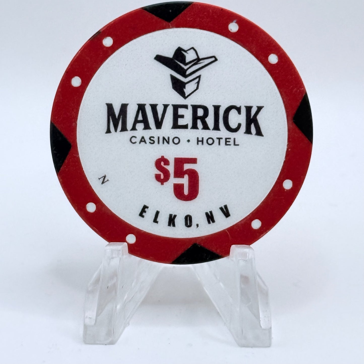 Maverick Casino Hotel Elko Nevada $5 Casino Chip D3270