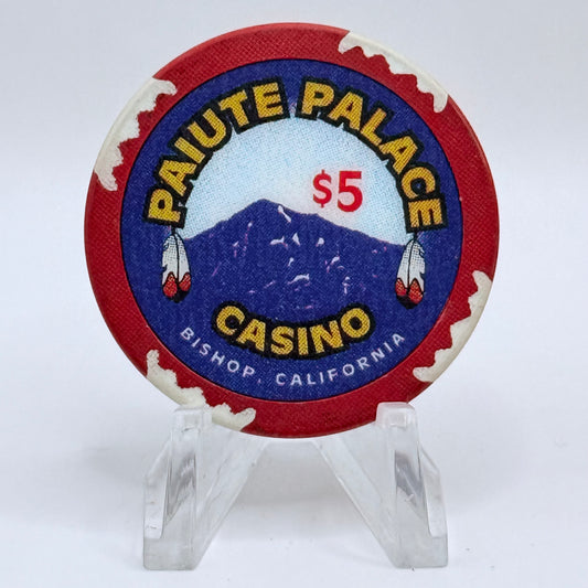 Paiute Palace Casino Bishop California $5 Casino Chip
