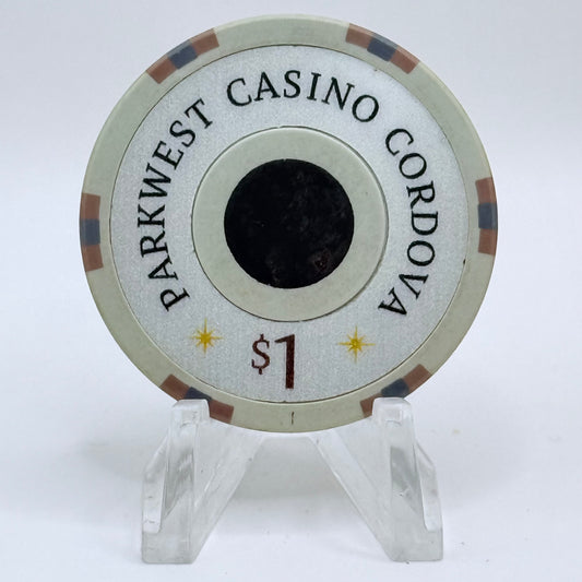Parkwest Casino Cordova Rancho Cordova California $1 Casino Chip