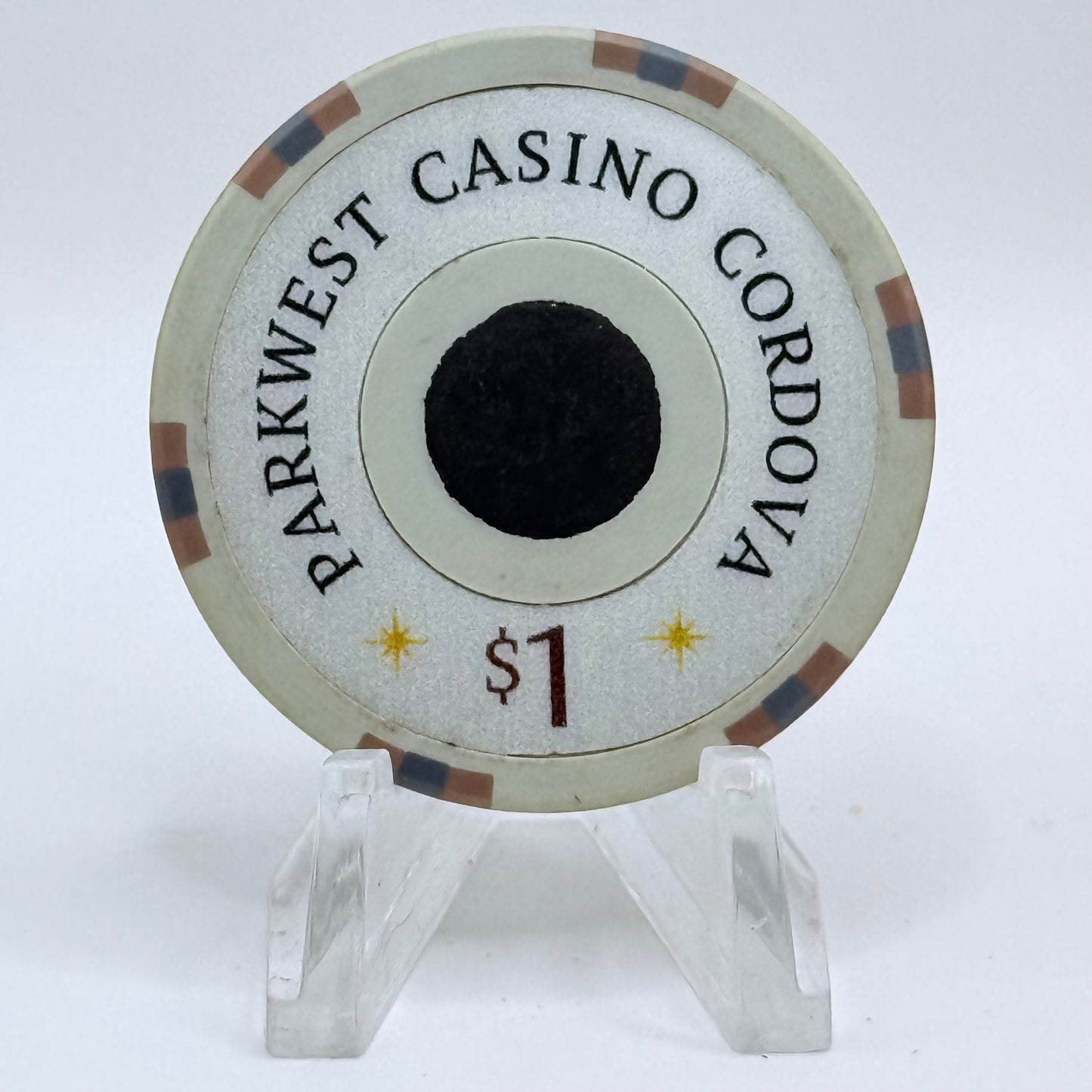 Parkwest Casino Cordova Rancho Cordova California $1 Casino Chip
