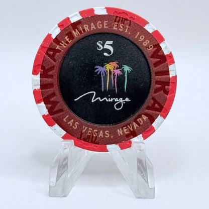Mirage Las Vegas Nevada 2019 'Issued For 30th Anniversary' LE $5 Casino Chip D2987