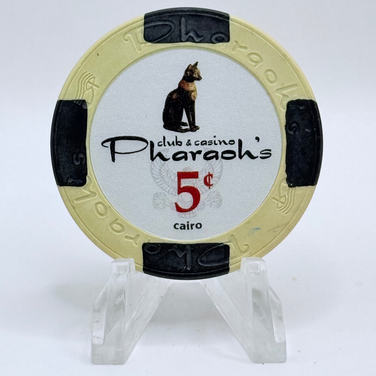 Pharaoh's Club & Casino Cairo Egypt $0.05 Fantasy Chips