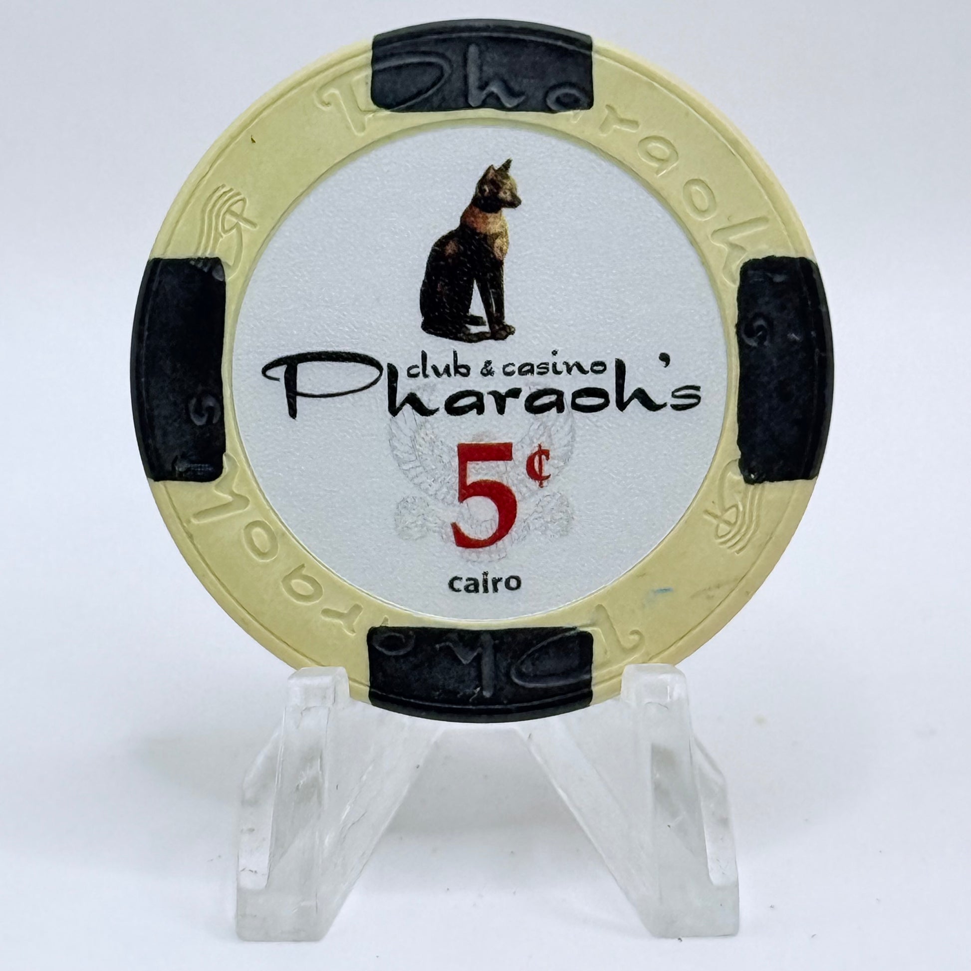 Pharaoh's Club & Casino Cairo Egypt $0.05 Fantasy Chips