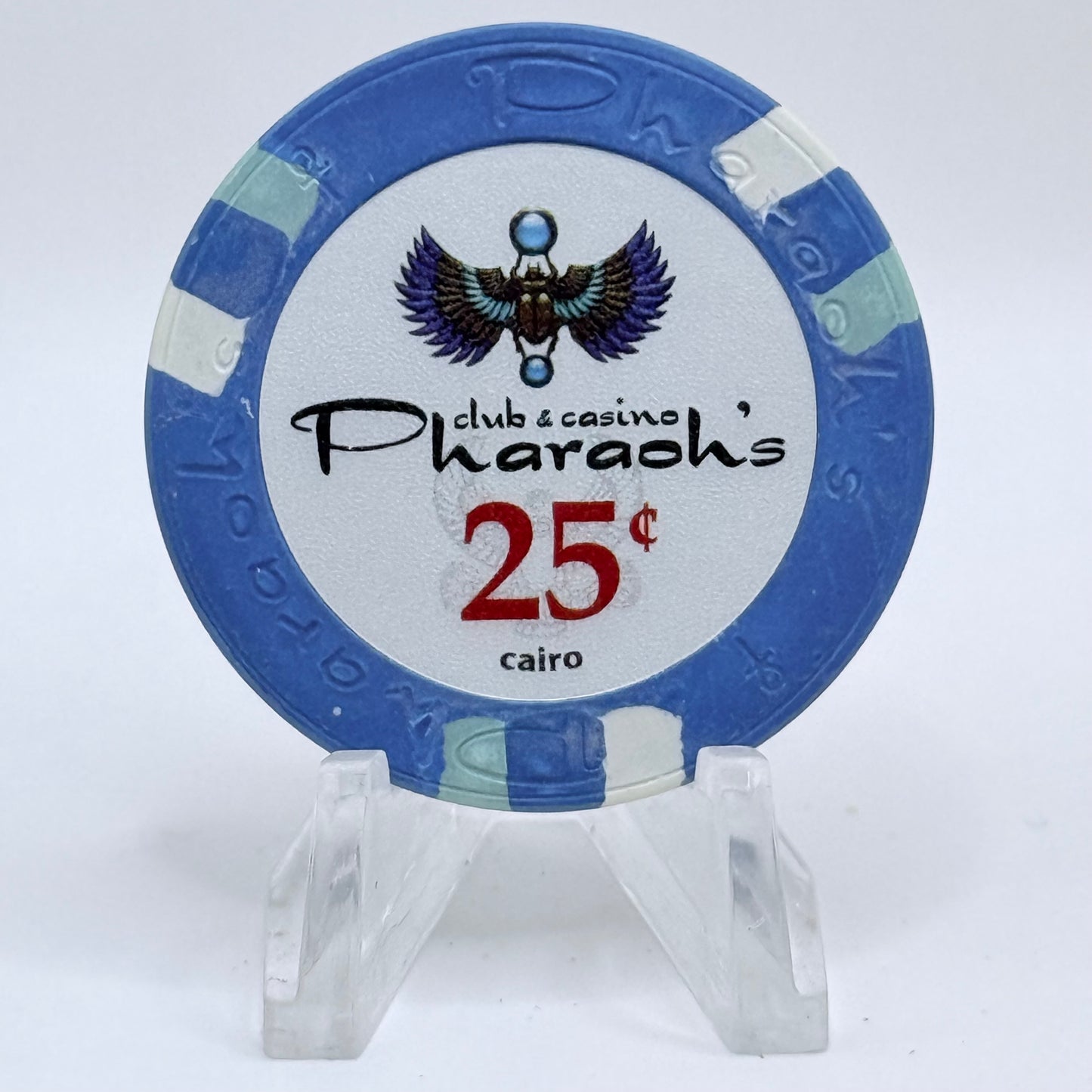 Pharaoh's Club & Casino Cairo Egypt $0.25 Fantasy Chips