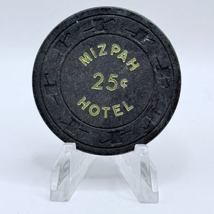 Mizpah Hotel Tonopah Nevada 1981 $0.25 Casino Chip N3267