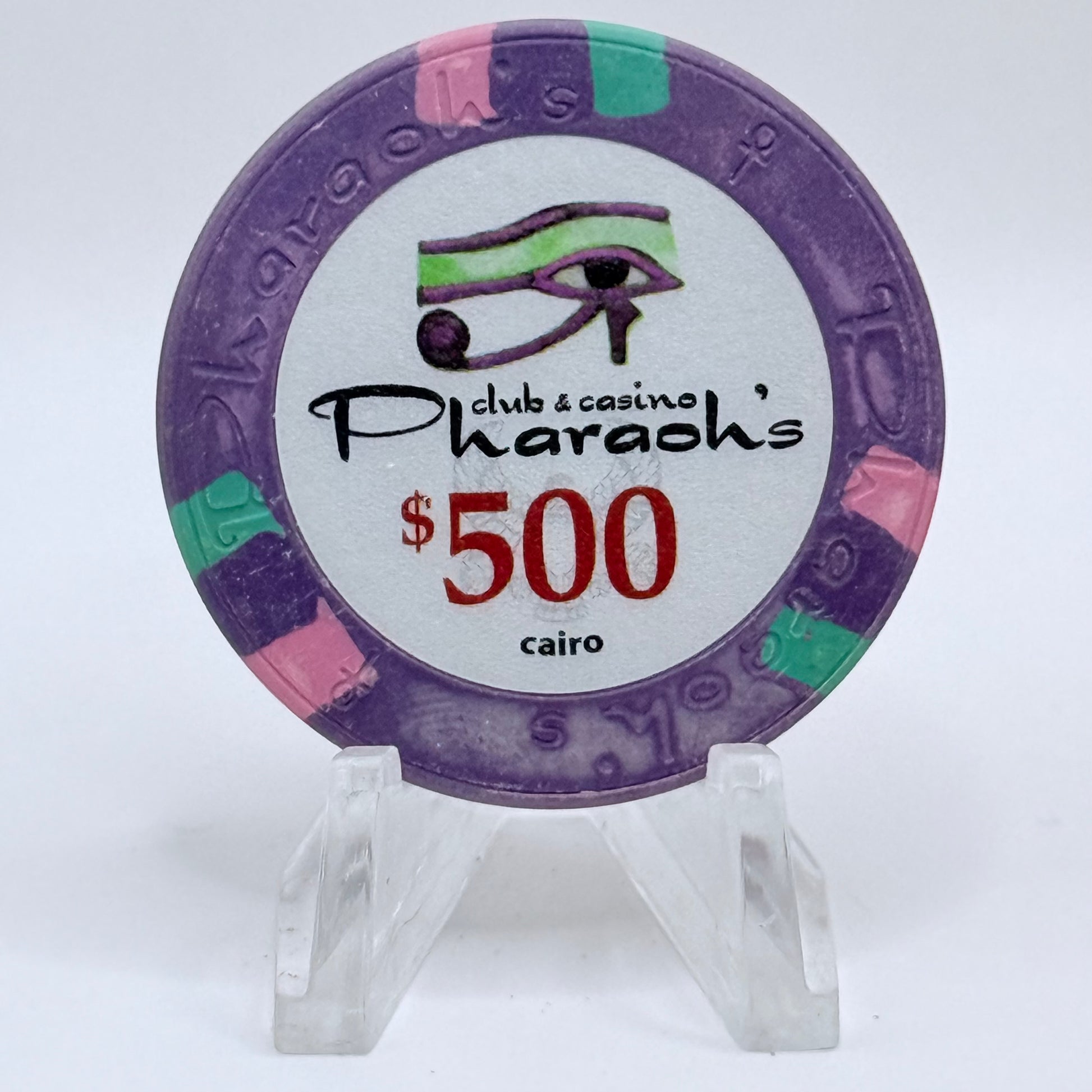 Pharaoh's Club & Casino Cairo Egypt $500 Fantasy Chips