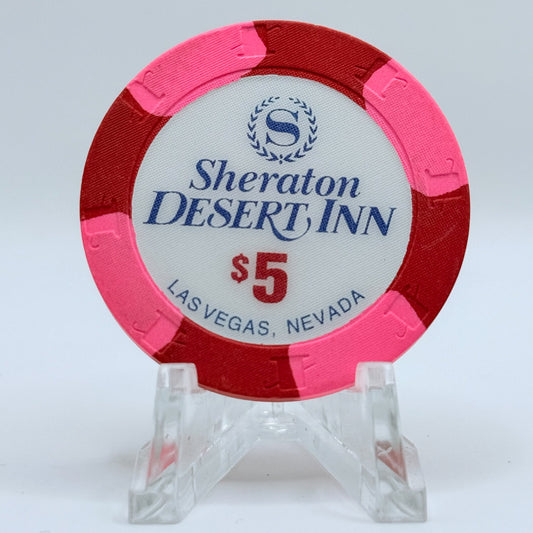 Sheraton Desert Inn Las Vegas Nevada 1993 $5 Casino Chip N2353