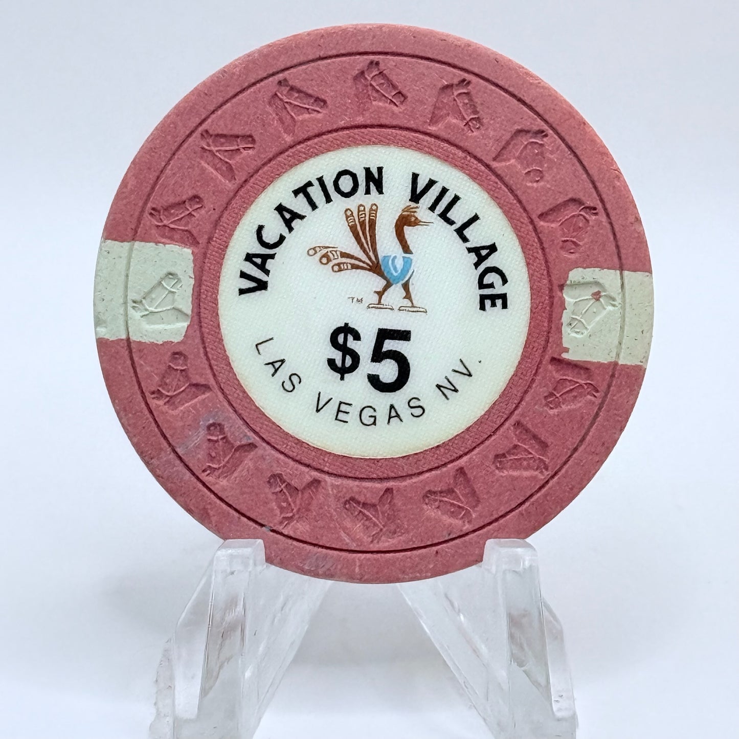 Vacation Village Las Vegas Nevada 1990 $5 Casino Chip N2288