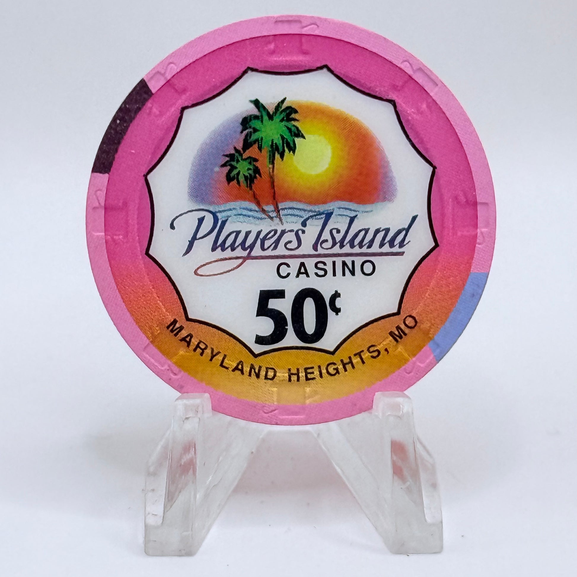 Players Island Casino Maryland Heights Missouri $0.50 Casino Chip