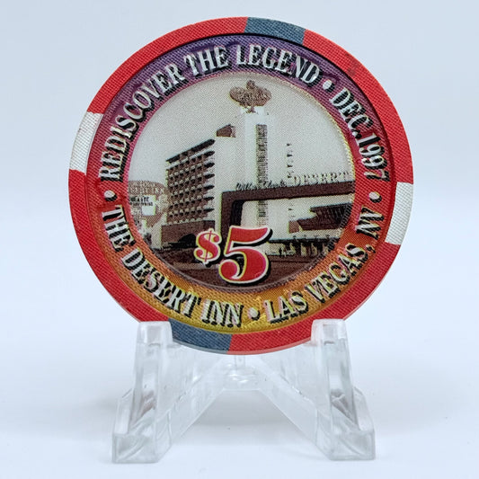 Desert Inn Las Vegas Nevada 1998 LE $5 Casino Chip N9545