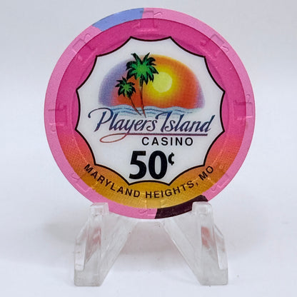Players Island Casino Maryland Heights Missouri $0.50 Casino Chip