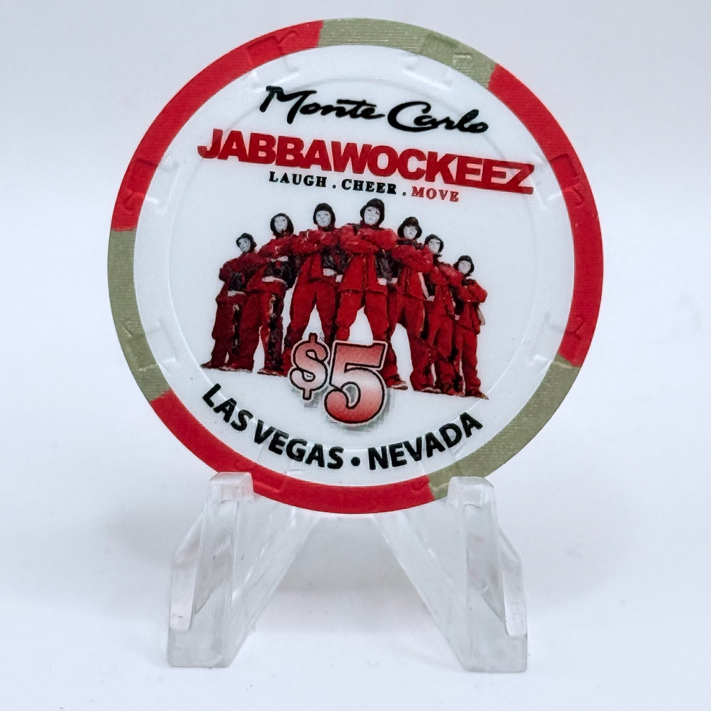 Monte Carlo Resort & Casino Las Vegas Nevada 2010 'Jabberwockeez' LE $5 Casino Chip D0075