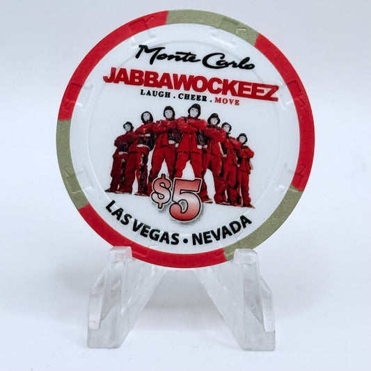 Monte Carlo Resort & Casino Las Vegas Nevada 2010 'Jabberwockeez' LE $5 Casino Chip D0075