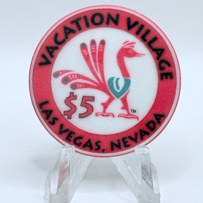 Vacation Village Las Vegas Nevada 1999 'Millennium' LE $5 Casino Chip V3625