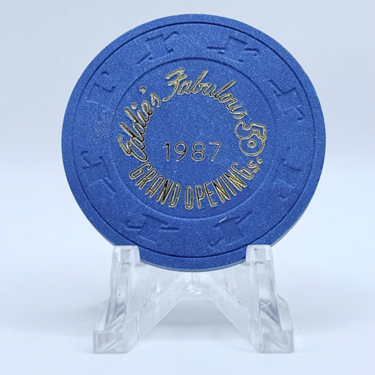 Eddie's Fabulous 50's Reno Nevada 1987 LE Casino Chip N3479