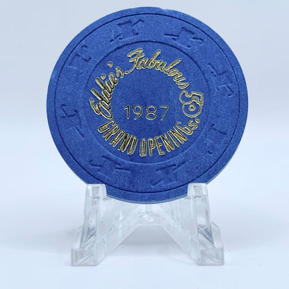 Eddie's Fabulous 50's Reno Nevada 1987 LE Casino Chip N3479