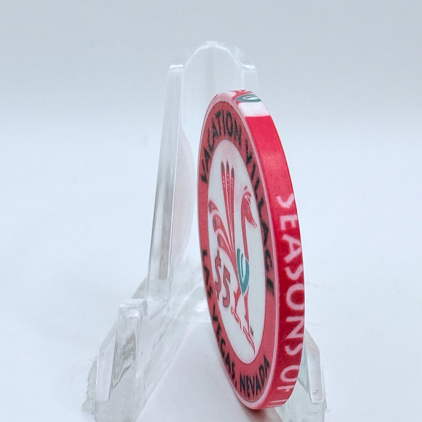 Vacation Village Las Vegas Nevada 1999 'Fall' LE $5 Casino Chip V3624