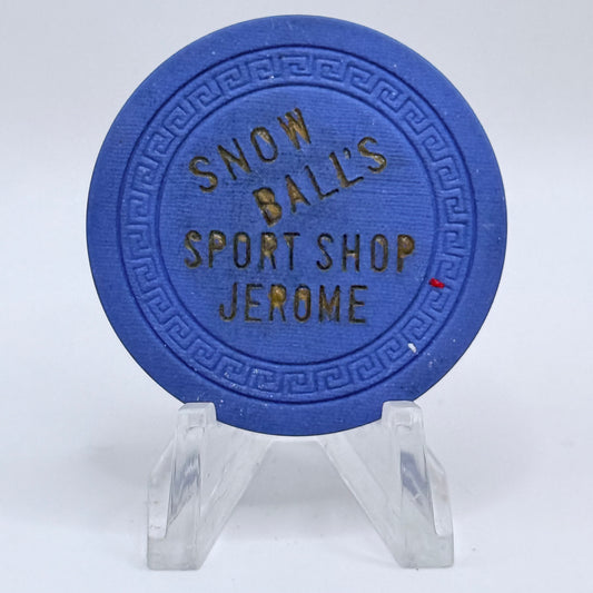 Snowball's Sport Shop Jerome Idaho Casino Chip