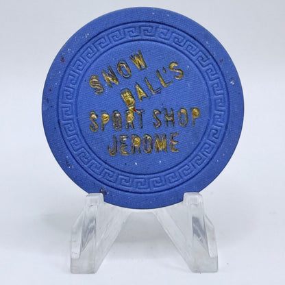 Snowball's Sport Shop Jerome Idaho Casino Chip