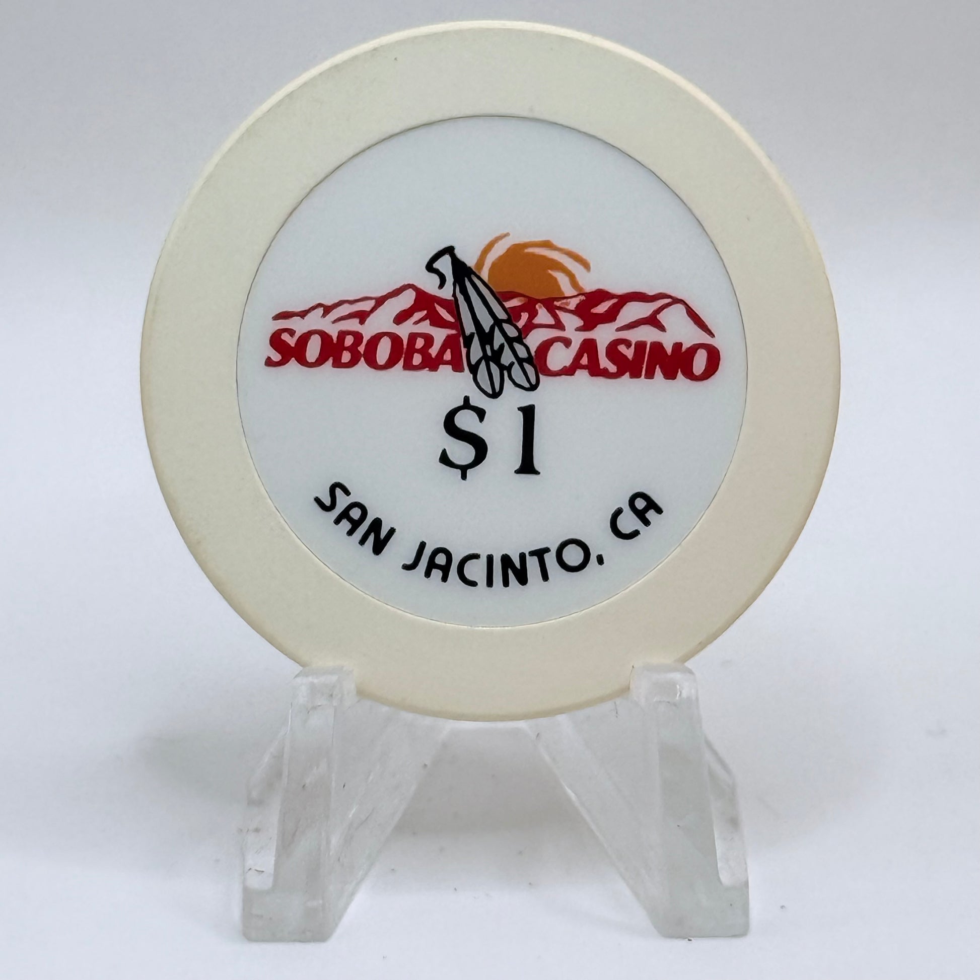 Soboba Casino San Jacinto California $1 Casino Chip