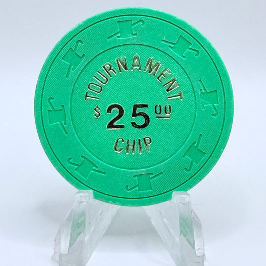 Vegas World Las Vegas Nevada 1980s 'Tournament Chip' $25 NCV Casino Chip N9256