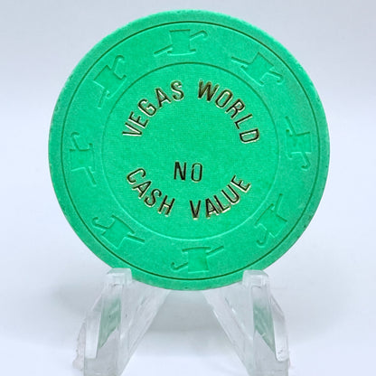 Vegas World Las Vegas Nevada 1980s 'Tournament Chip' $25 NCV Casino Chip N9256