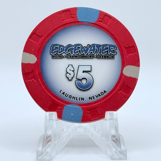 Edgewater Laughlin Nevada 2016 $5 Casino Chip