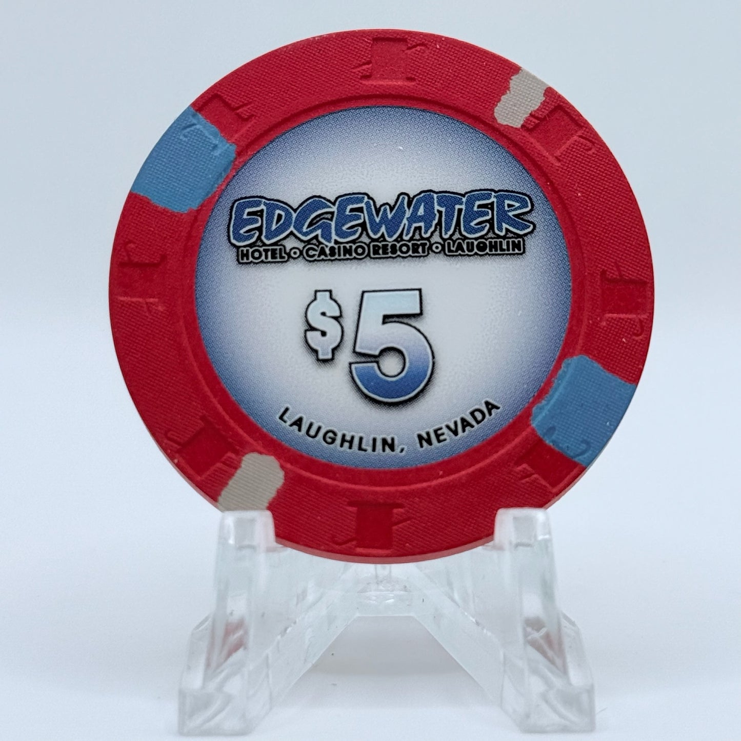 Edgewater Laughlin Nevada 2016 $5 Casino Chip
