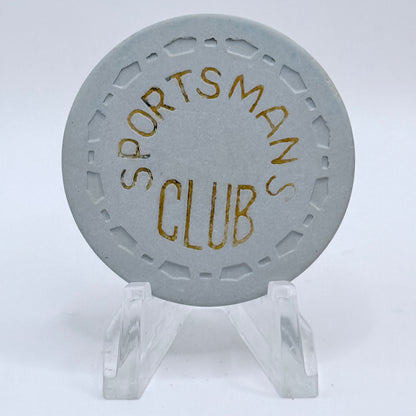 Sportsman's Club Santa Maria California $0.25 Casino Chip