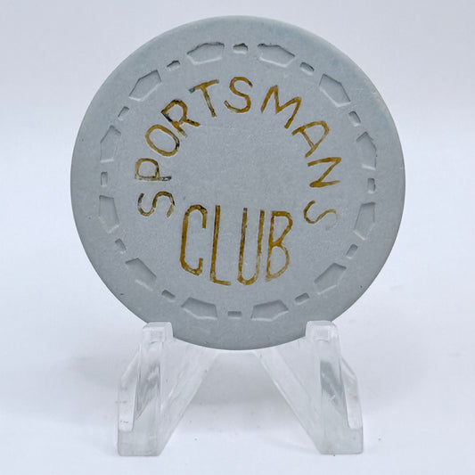 Sportsman's Club Santa Maria California $0.25 Casino Chip