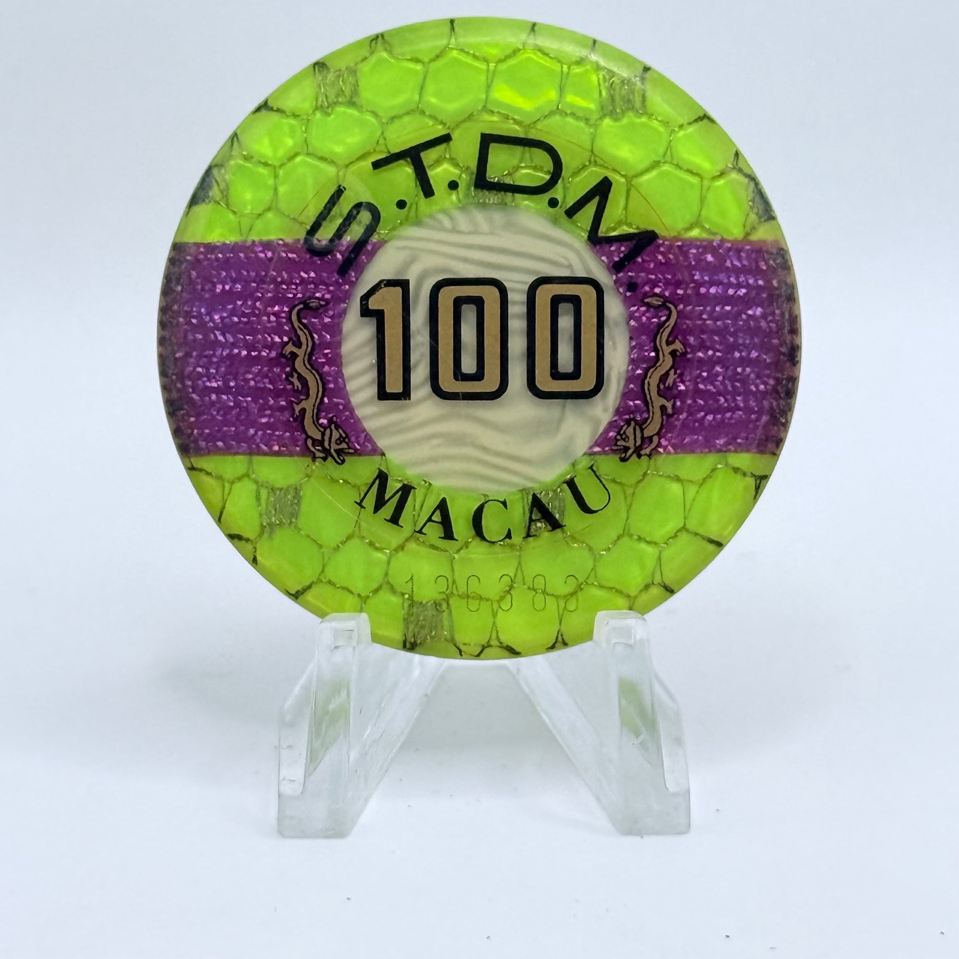 S.T.D.M. (Sociedade de Turismo e Diversões de Macau) Macau Macau HK$100 Jetons